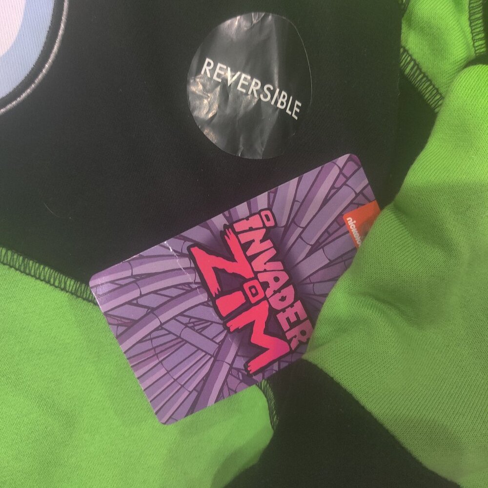 Hot Topic Invader Zim Vintage Y2K  Reversible sweatshirt size 3x New UNISEX - Picture 2 of 5